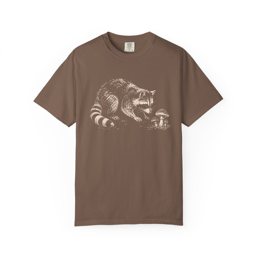 Raccoon with Mushroom T‑Shirt