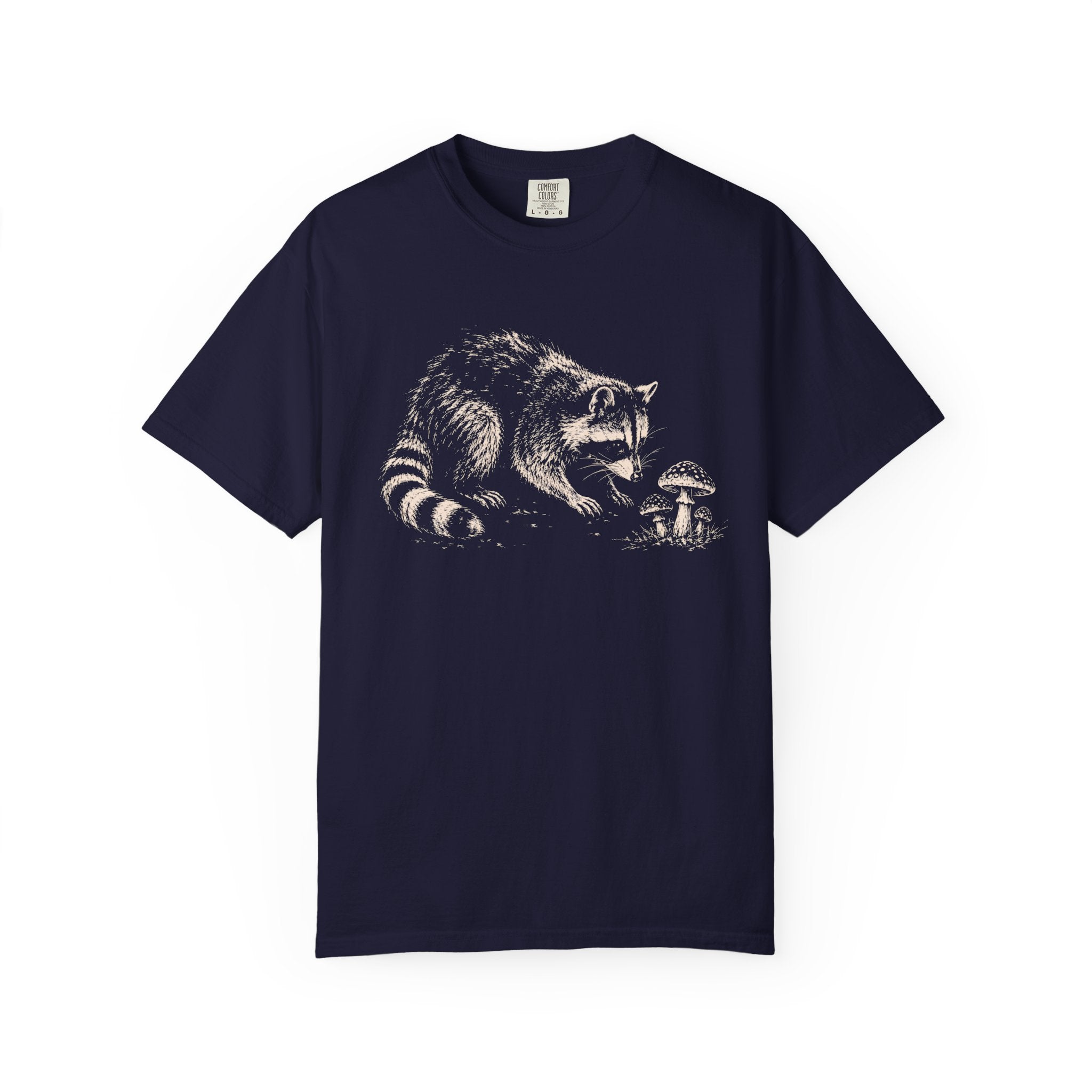 Raccoon with Mushroom T‑Shirt