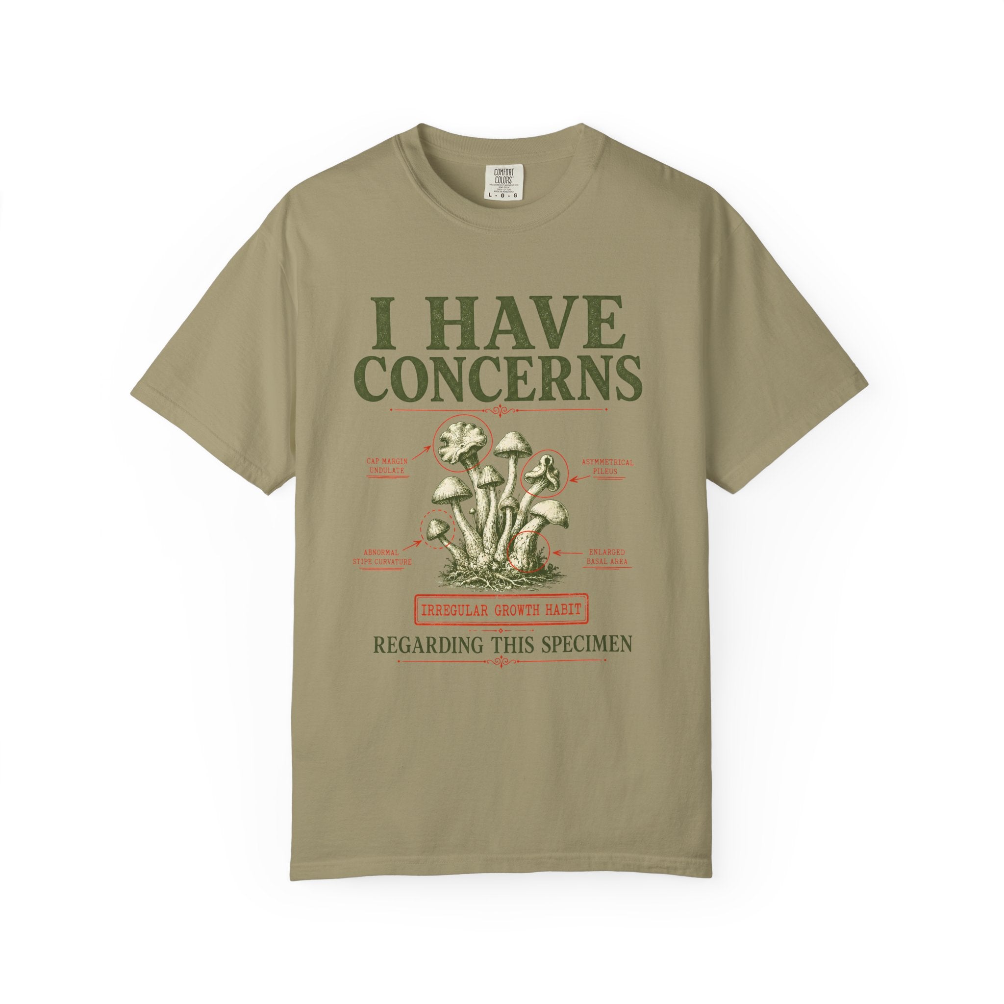 Concerns Regarding Specimen T-Shirt