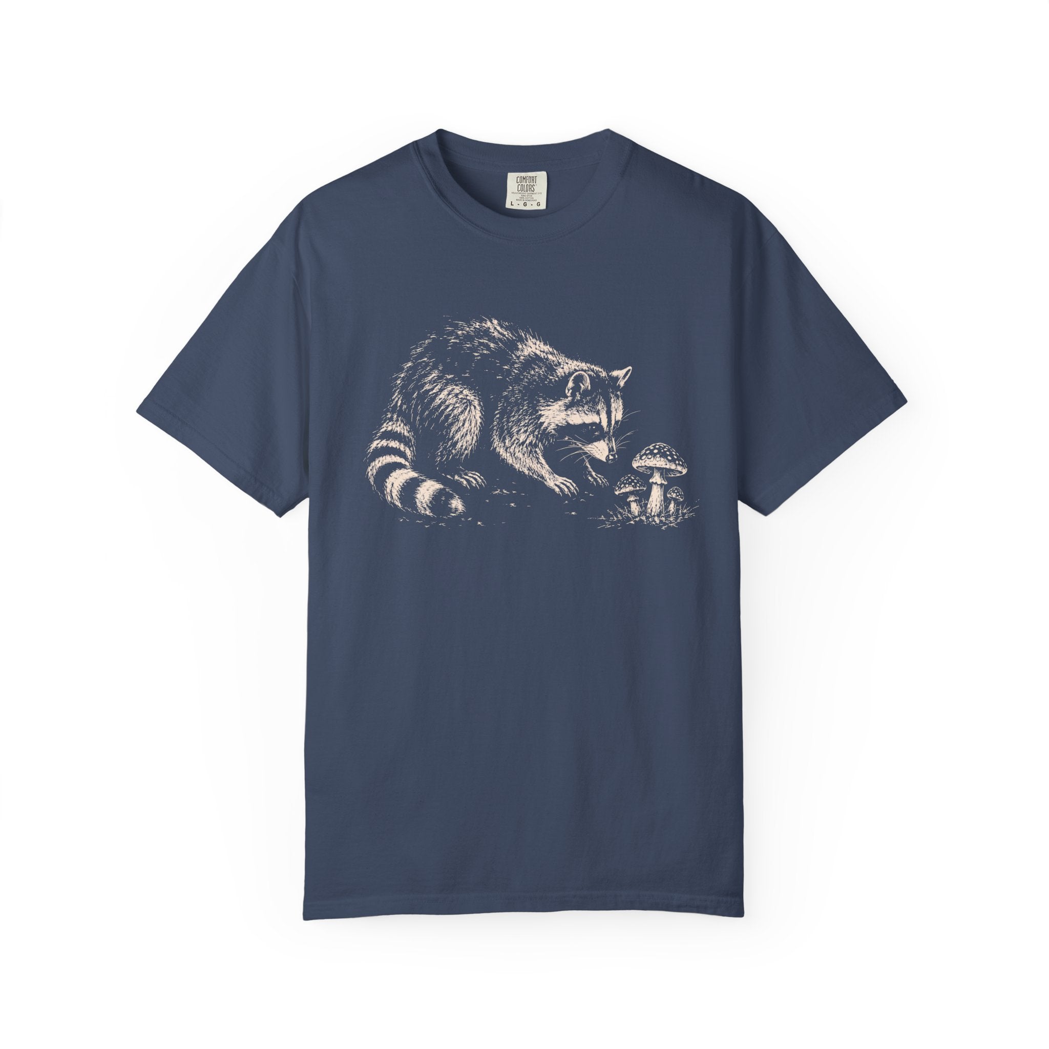 Raccoon with Mushroom T‑Shirt
