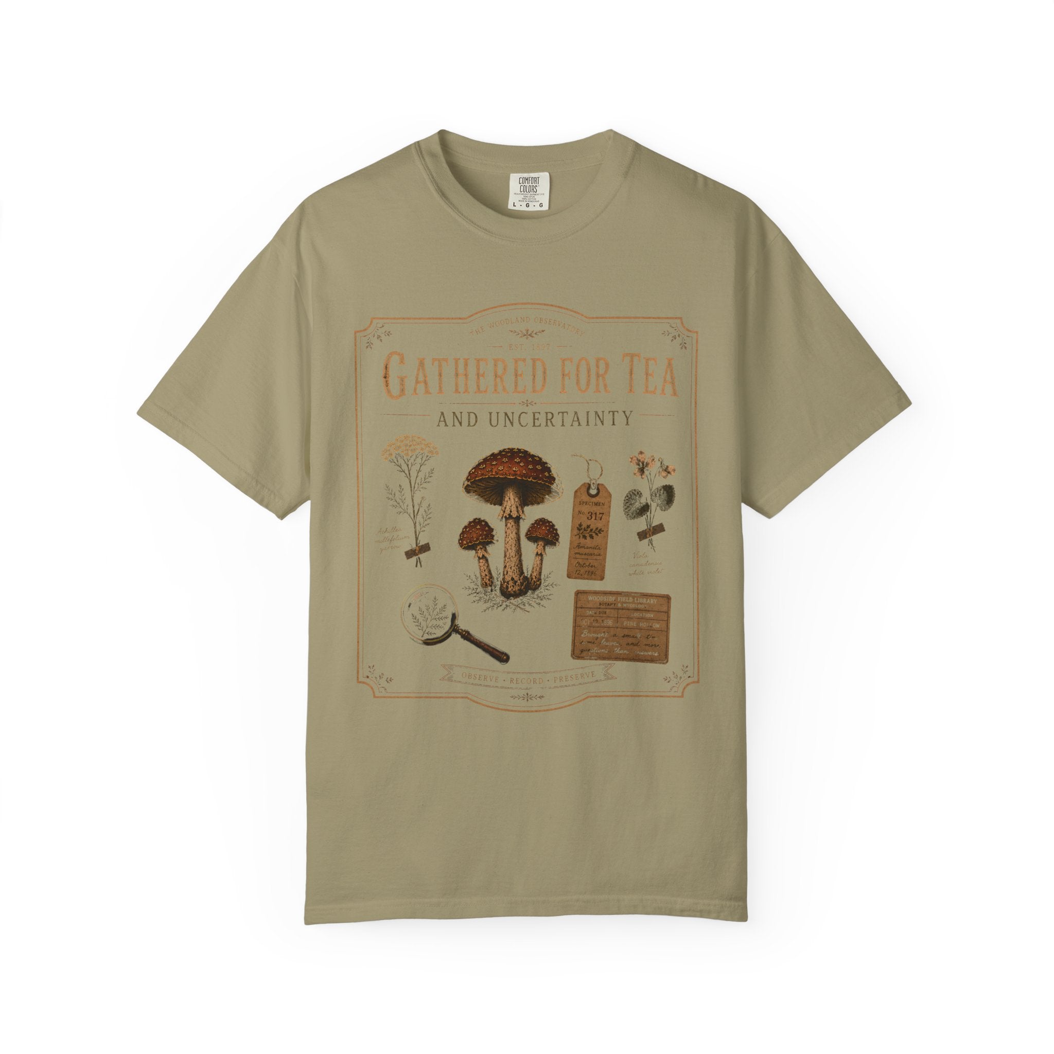 Gathered for Tea and Uncertainty T‑Shirt