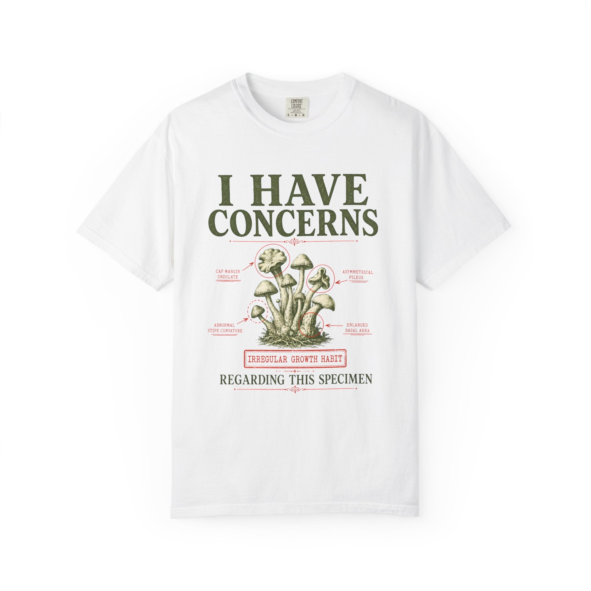 Concerns Regarding Specimen T-Shirt