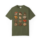 Mushroom Specimen Grid T-Shirt