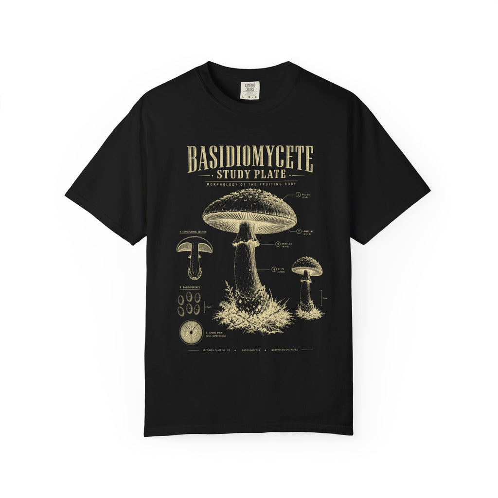 Basidiomycete Study Plate T‑Shirt