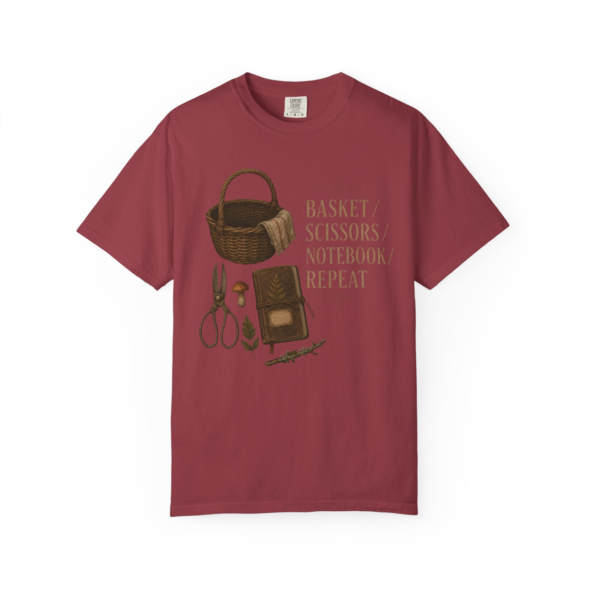 Basket Scissors Notebook Repeat T‑Shirt