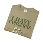 Concerns Regarding Specimen T-Shirt