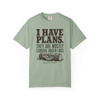I Have Plans - They Are Mostly Looking Under Logs T-Shirt