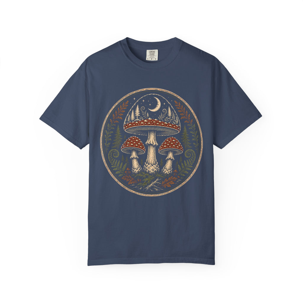 Moonlit Mycology Emblem T‑Shirt
