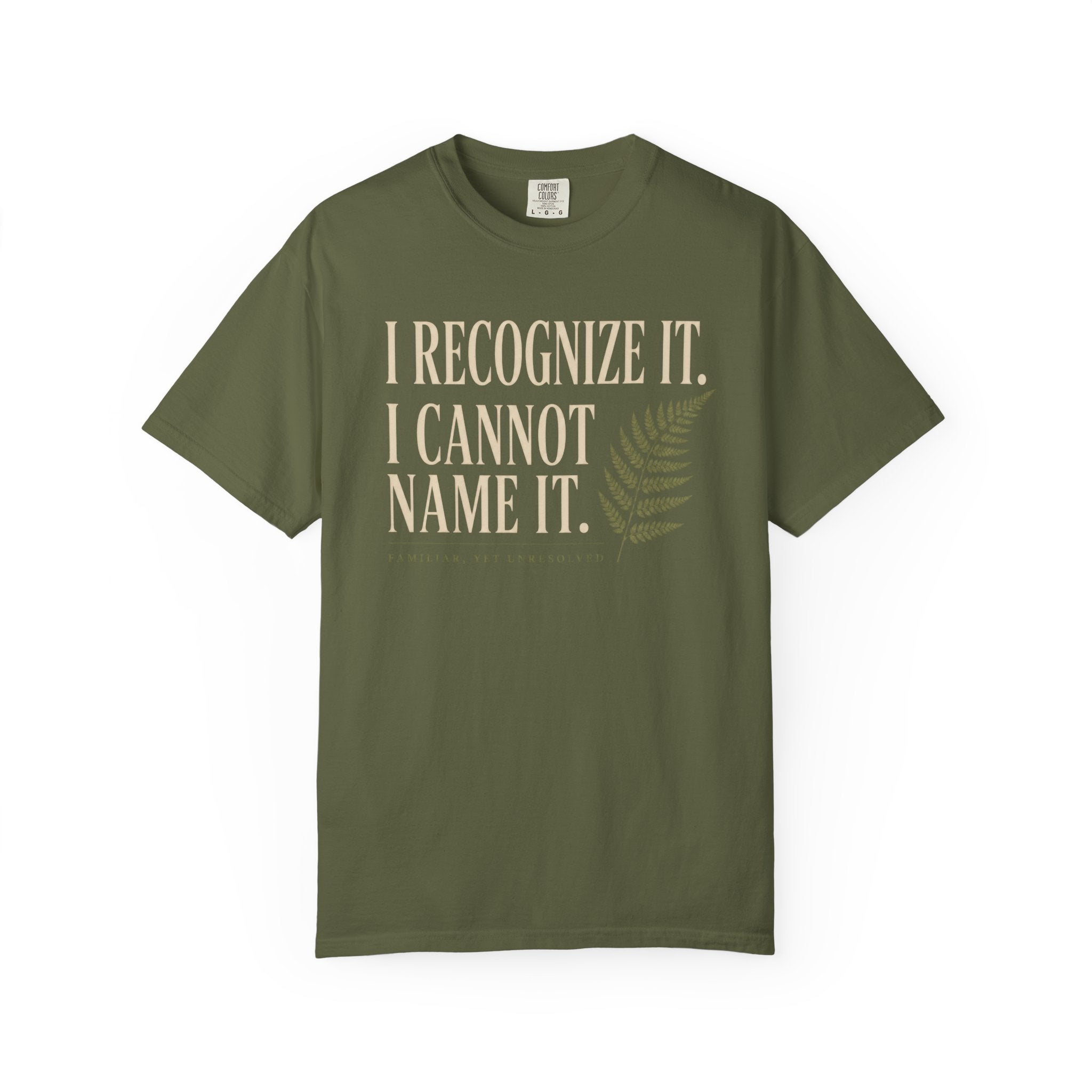 I Recognize It. I Cannot Name It T‑Shirt