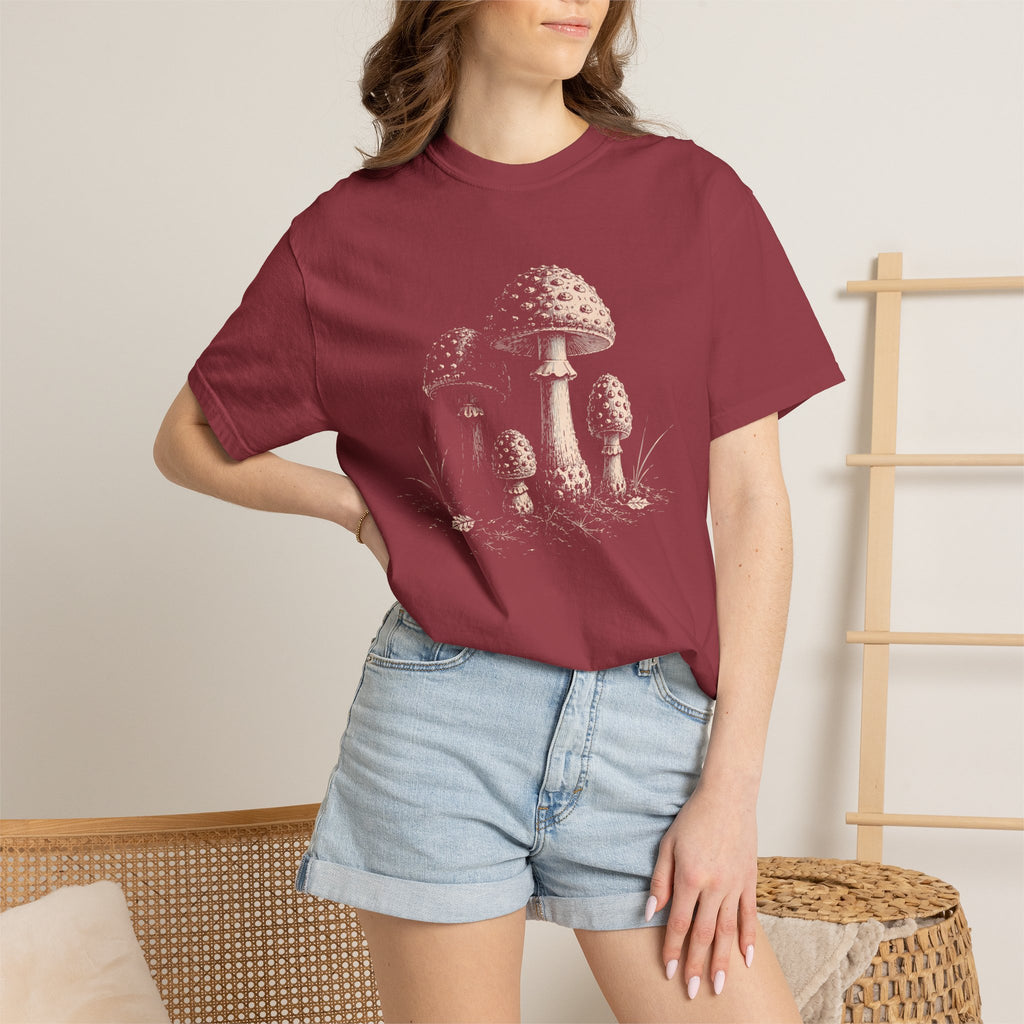 Spotted Cap Gathering T‑Shirt
