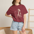 Spotted Cap Gathering T‑Shirt
