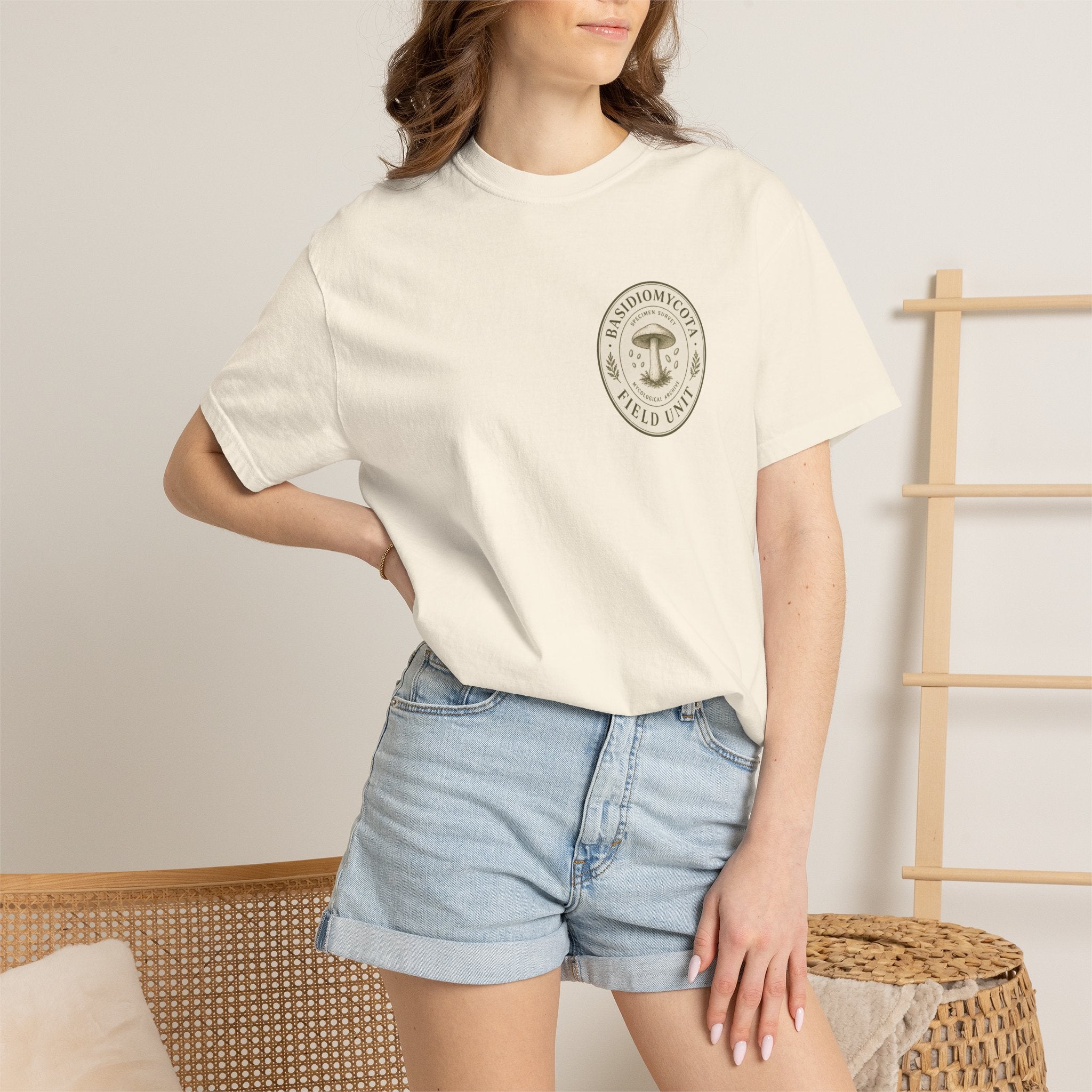 Basidiomycota Field Unit Patch T‑Shirt