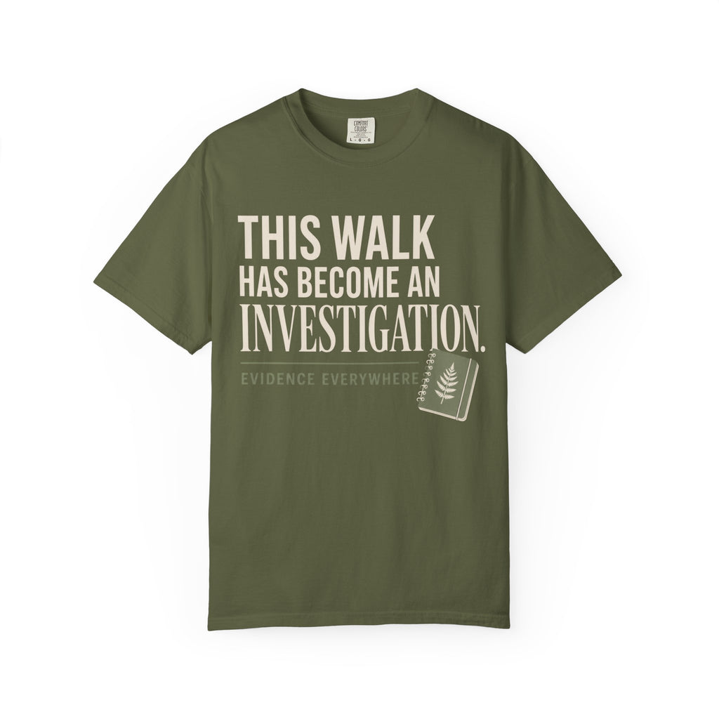 This Walk Has Become An Investigation T‑Shirt