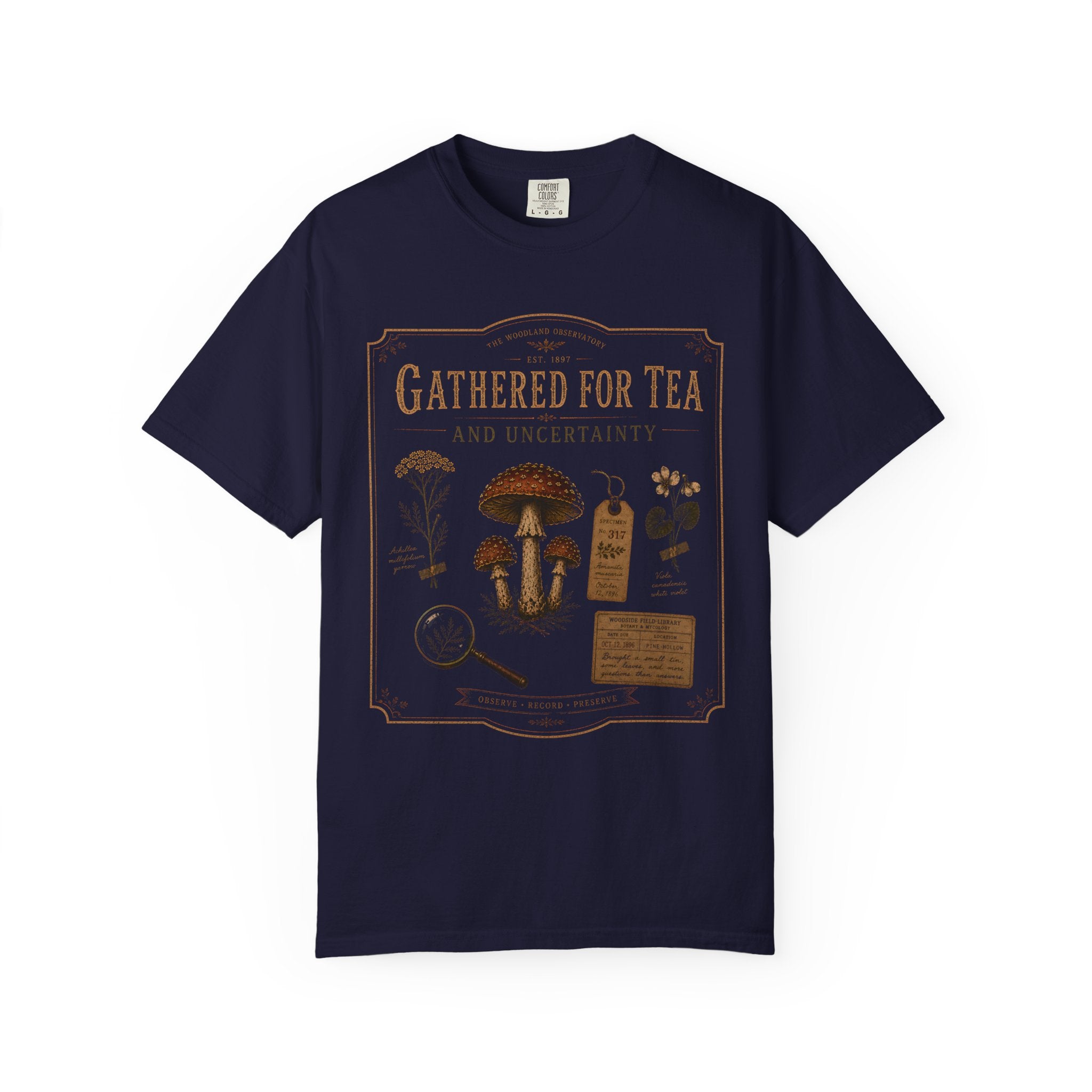 Gathered for Tea and Uncertainty T‑Shirt