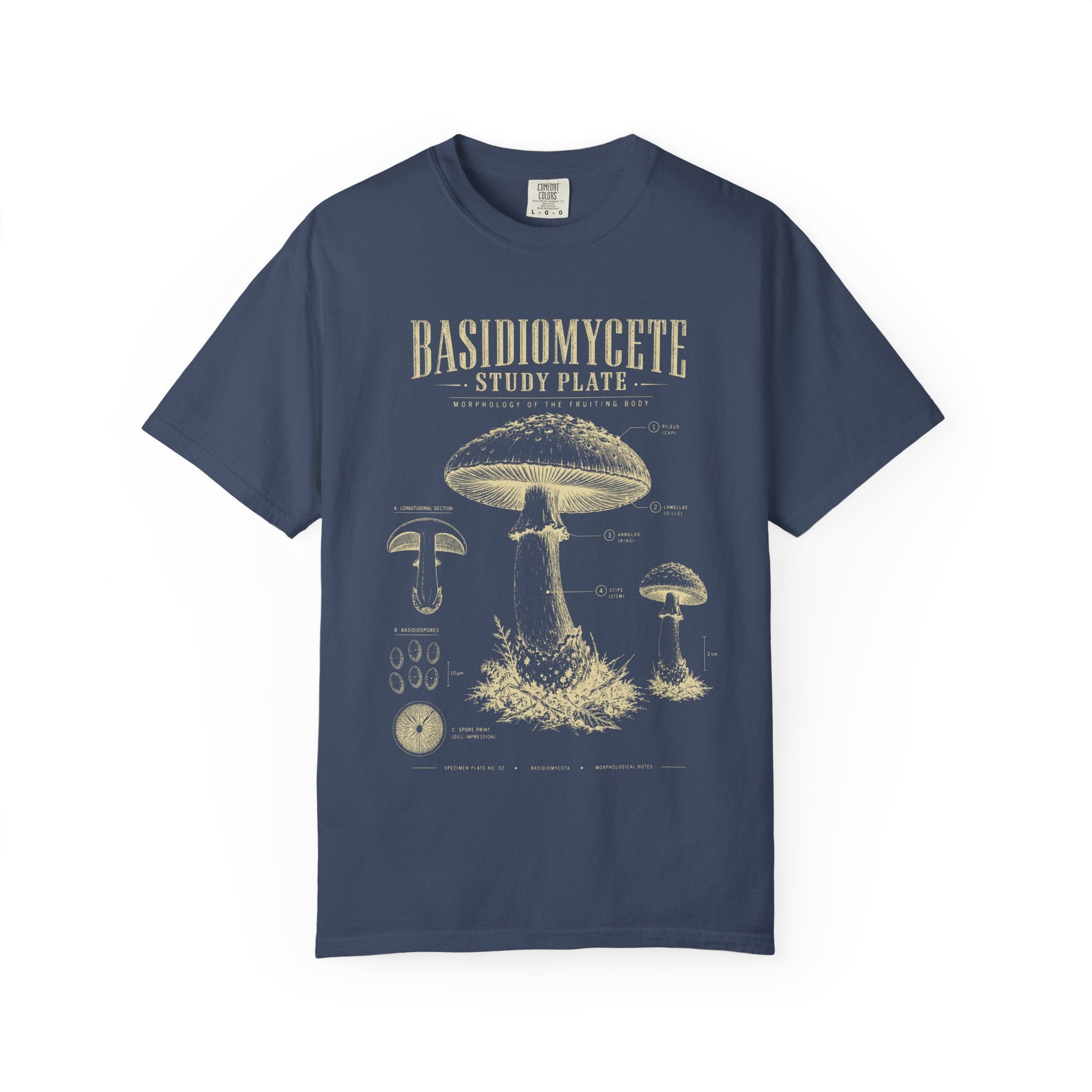 Basidiomycete Study Plate T‑Shirt