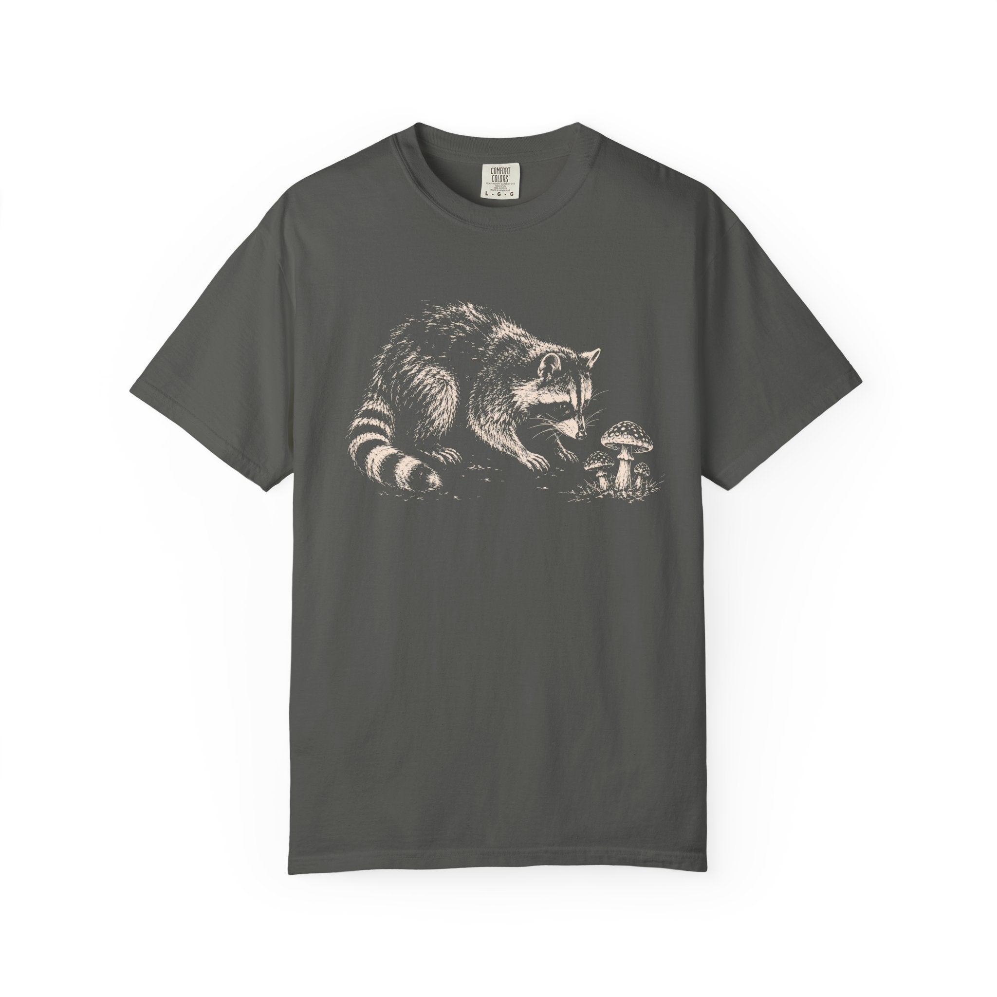 Raccoon with Mushroom T‑Shirt