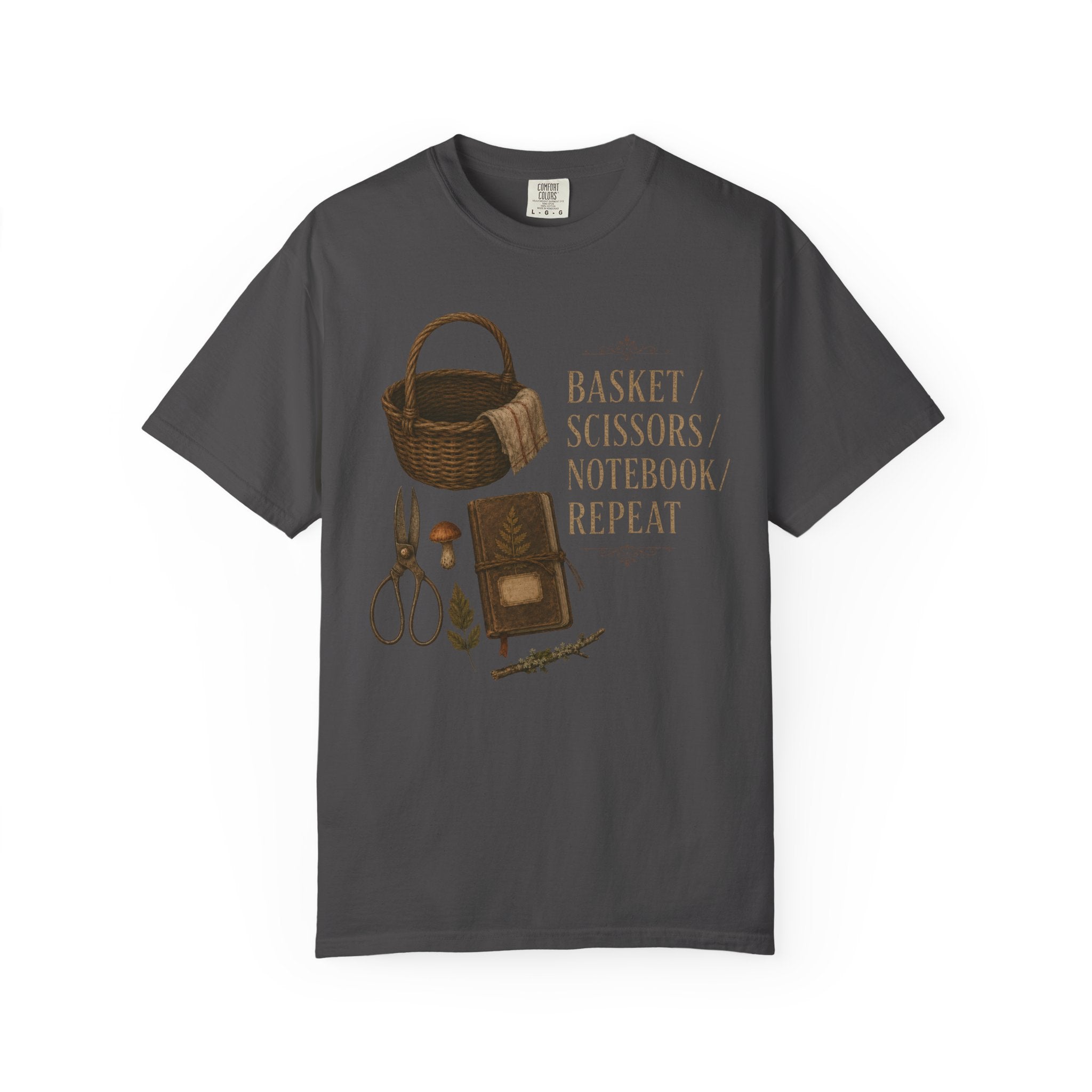 Basket Scissors Notebook Repeat T‑Shirt
