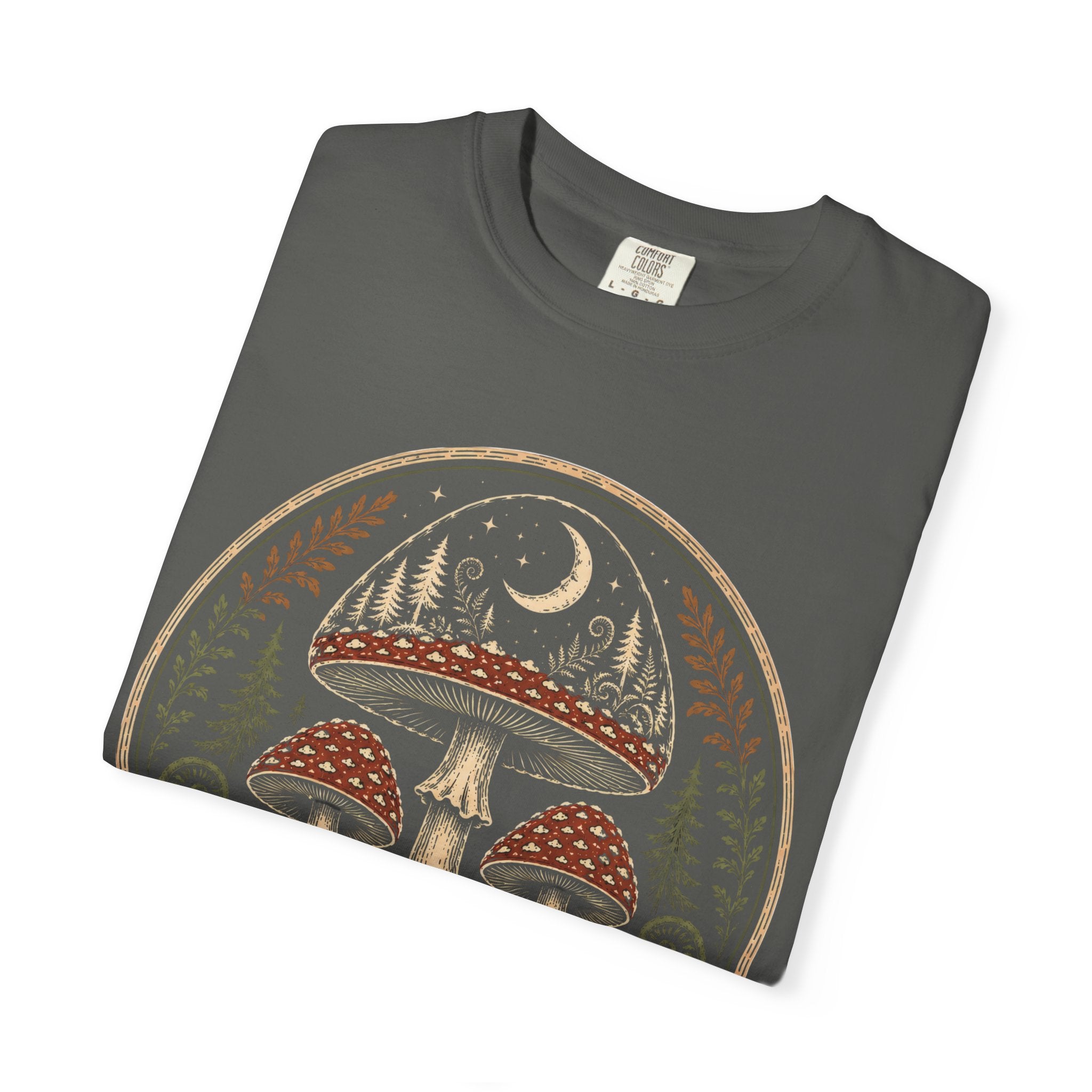 Moonlit Mycology Emblem T‑Shirt