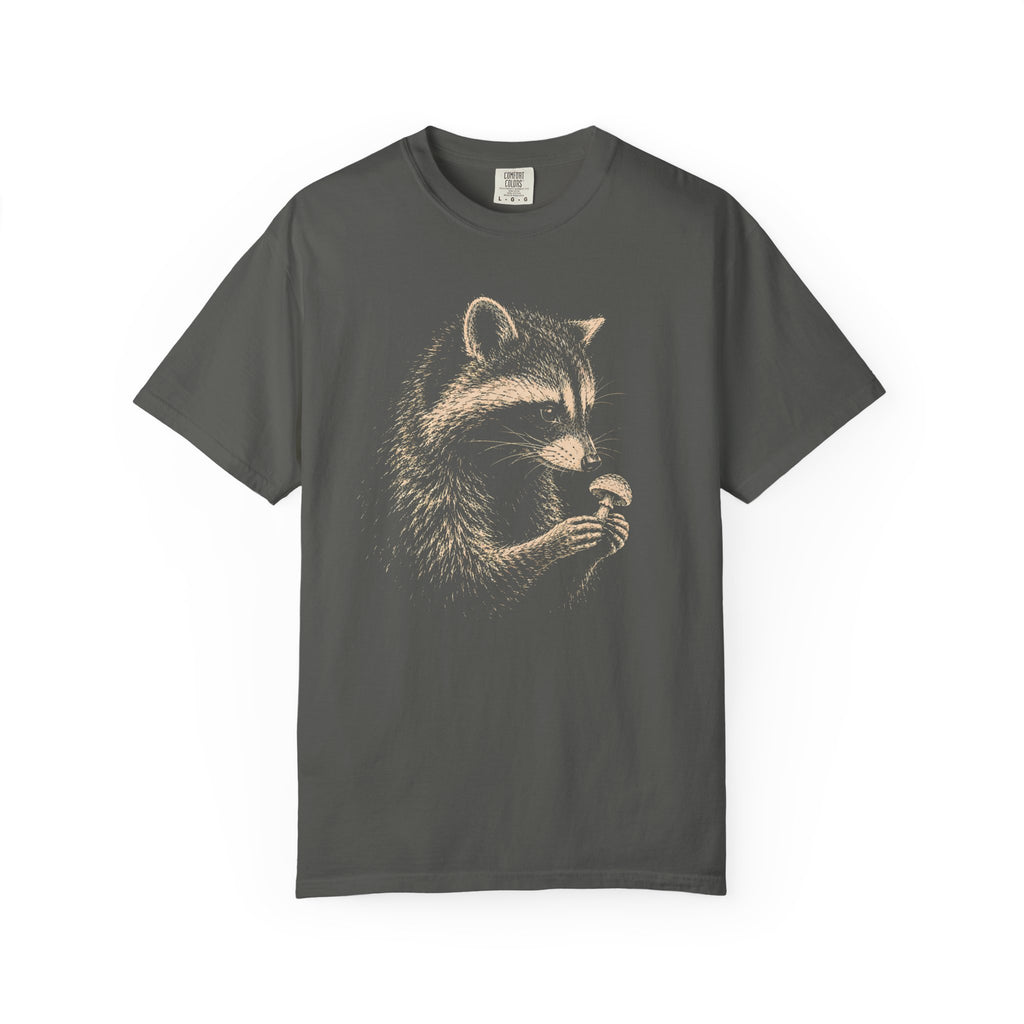 Raccoon Mushroom Bandit T‑Shirt