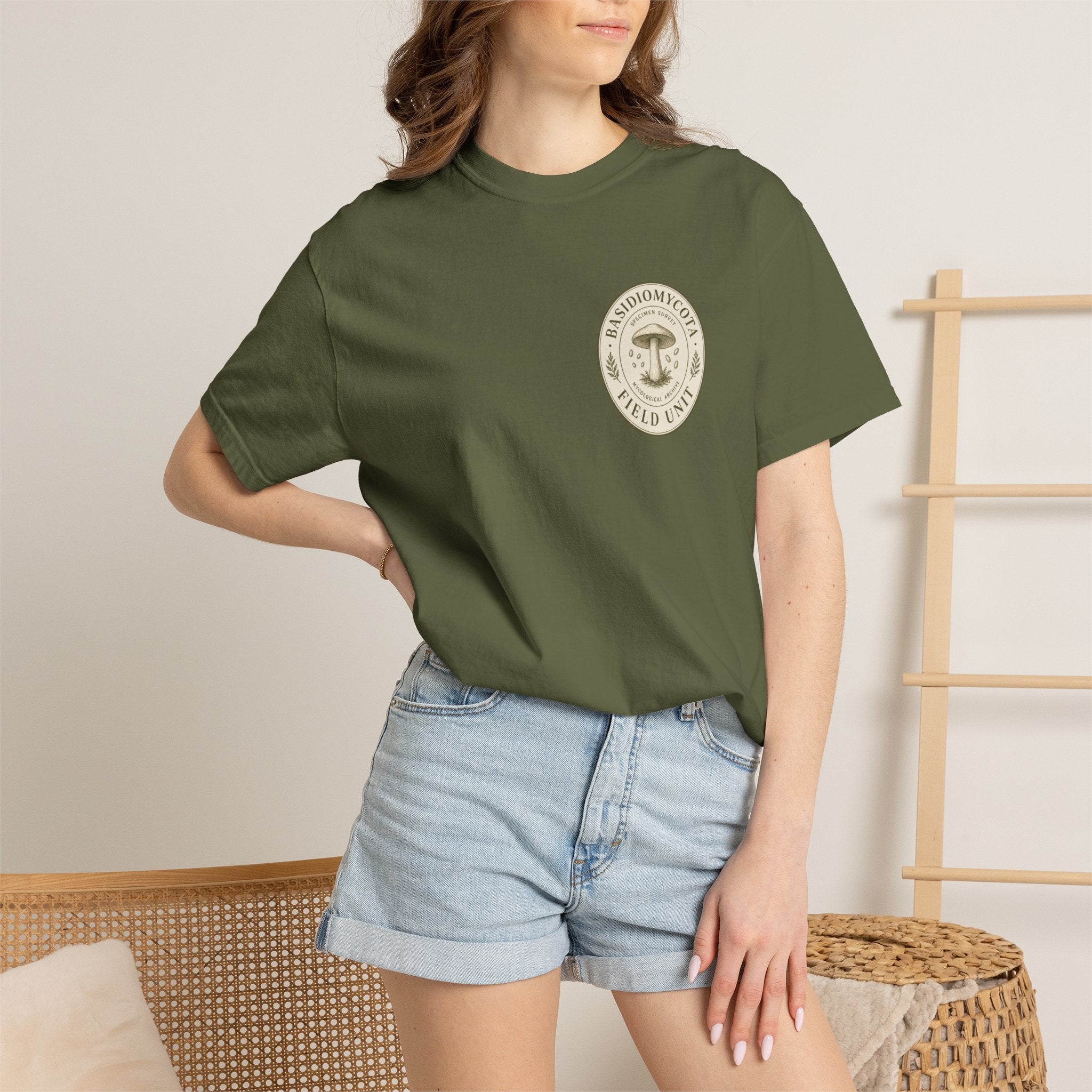 Basidiomycota Field Unit Patch T‑Shirt