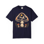 Hidden Forest Silhouette Mushroom T‑Shirt