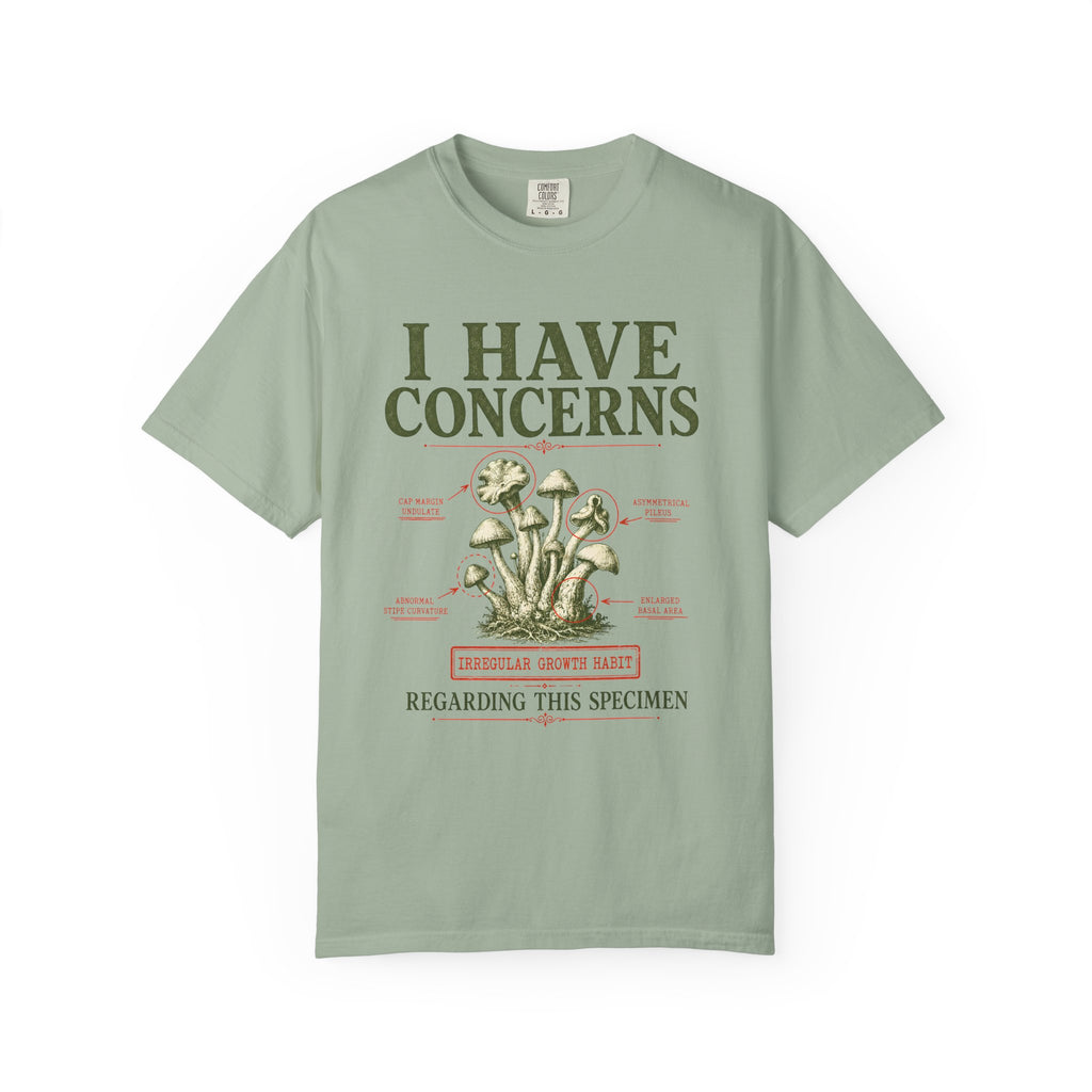 Concerns Regarding Specimen T-Shirt