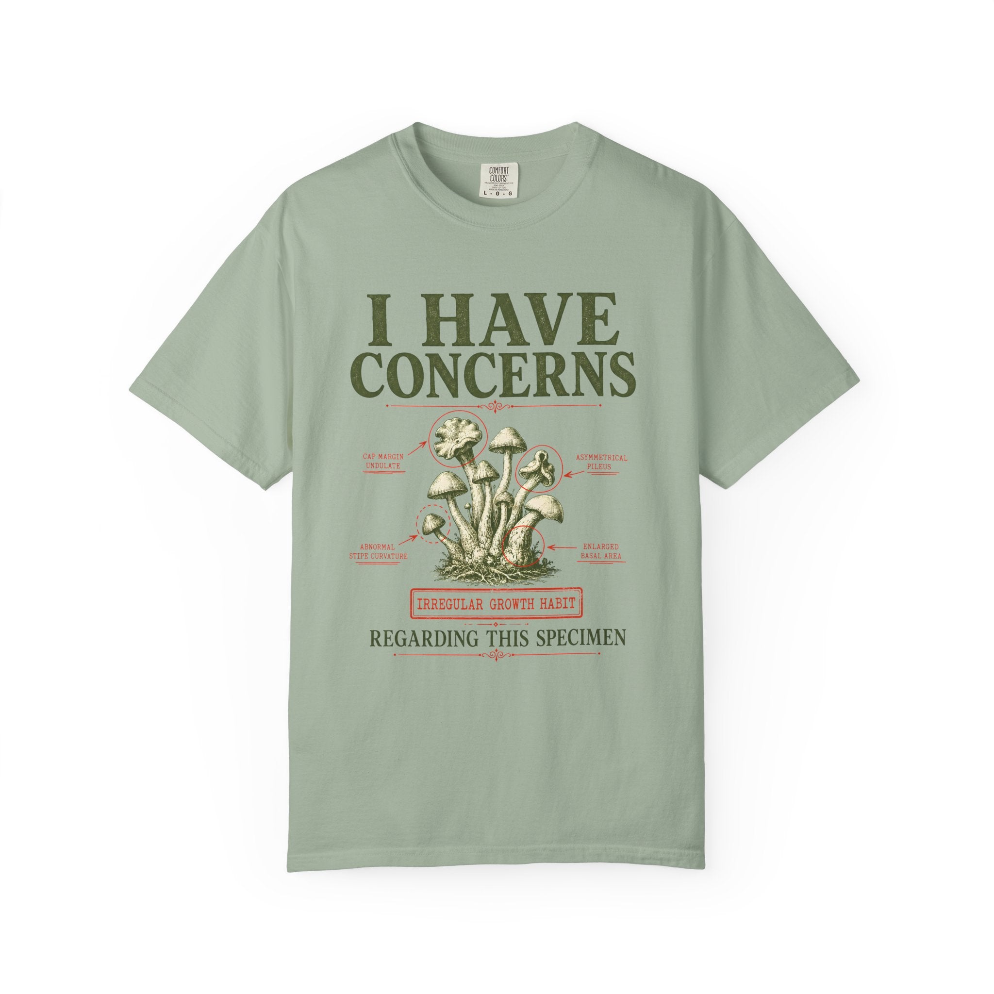 Concerns Regarding Specimen T-Shirt