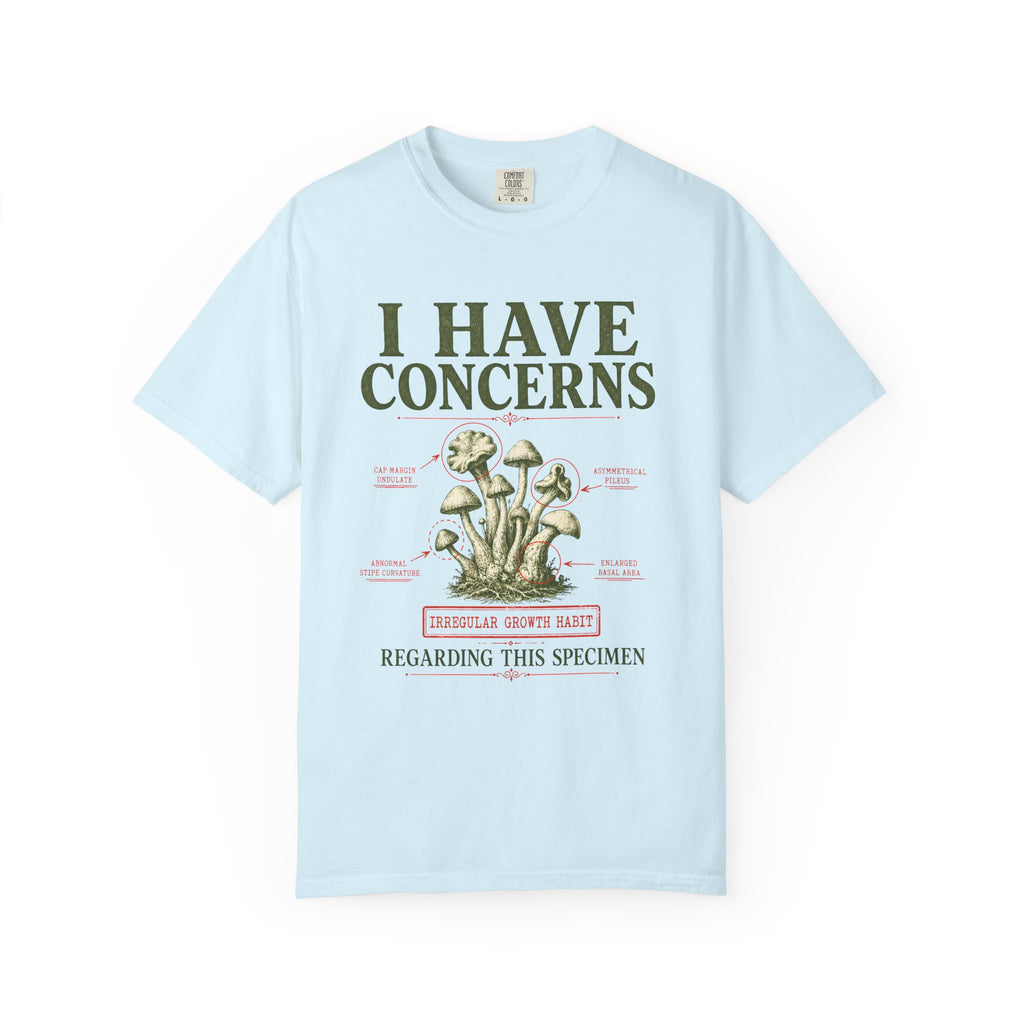 Concerns Regarding Specimen T-Shirt