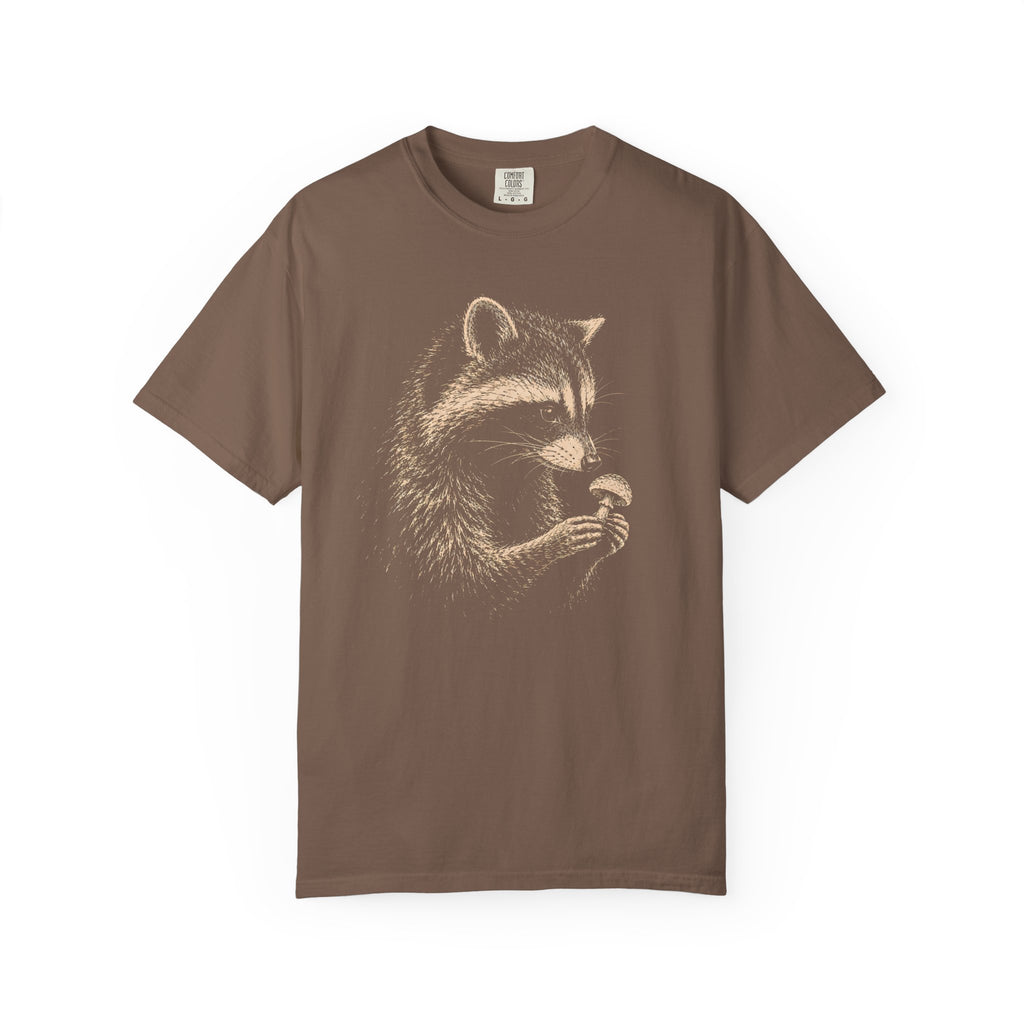 Raccoon Mushroom Bandit T‑Shirt