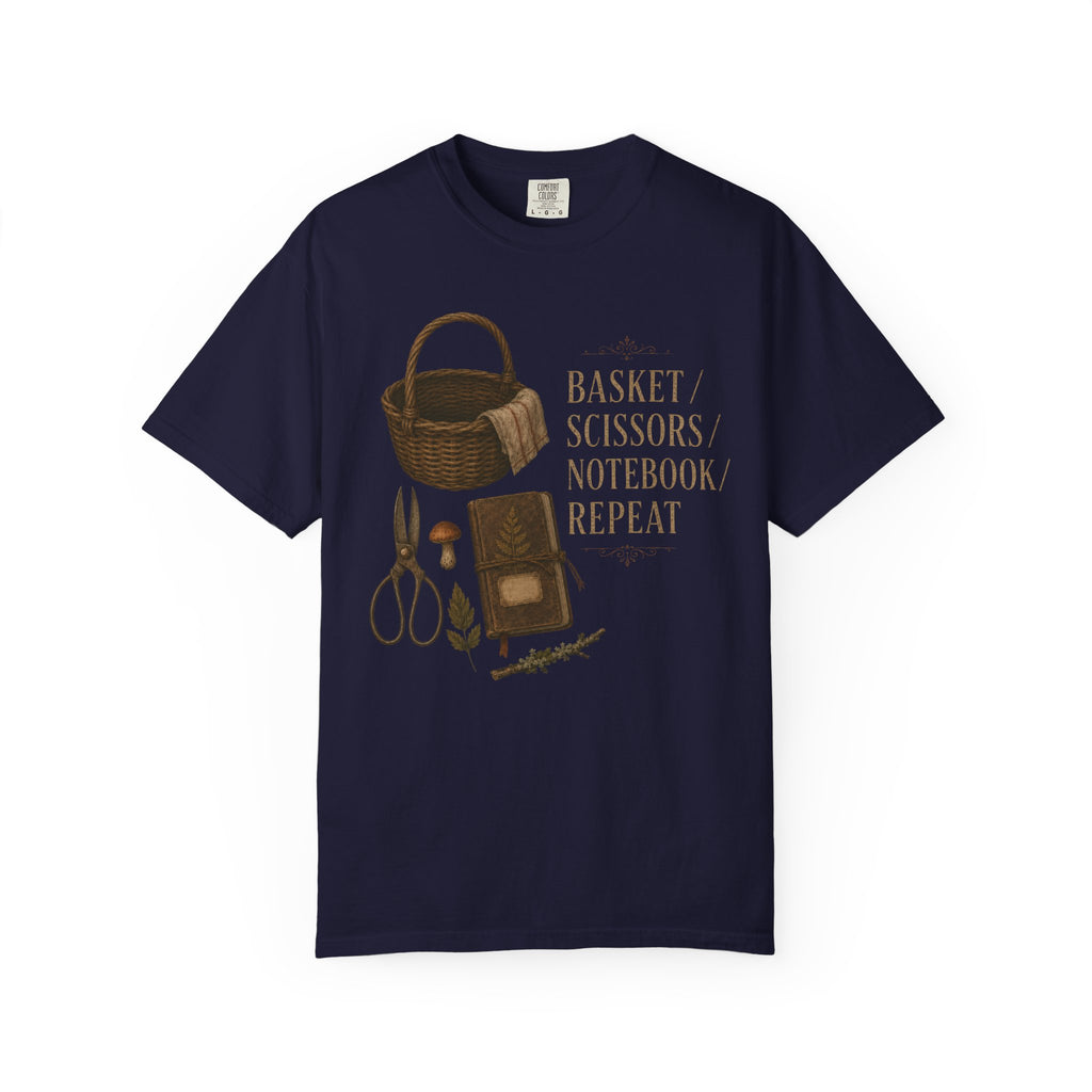 Basket Scissors Notebook Repeat T‑Shirt
