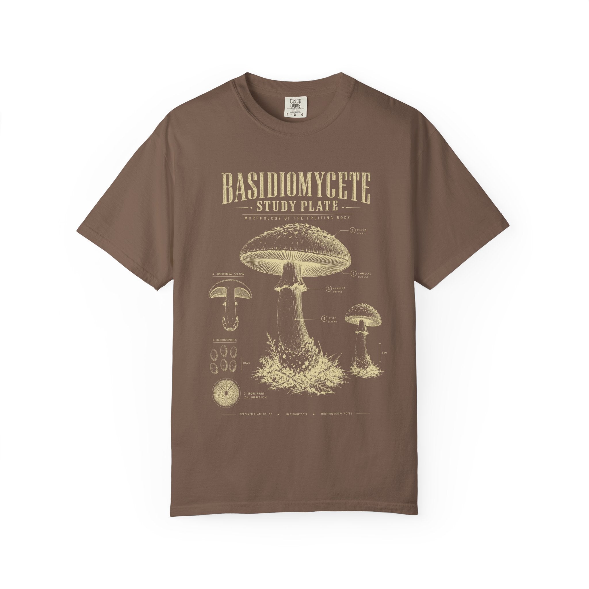 Basidiomycete Study Plate T‑Shirt