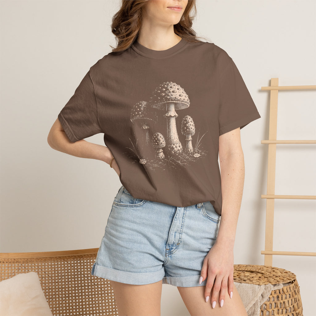 Spotted Cap Gathering T‑Shirt