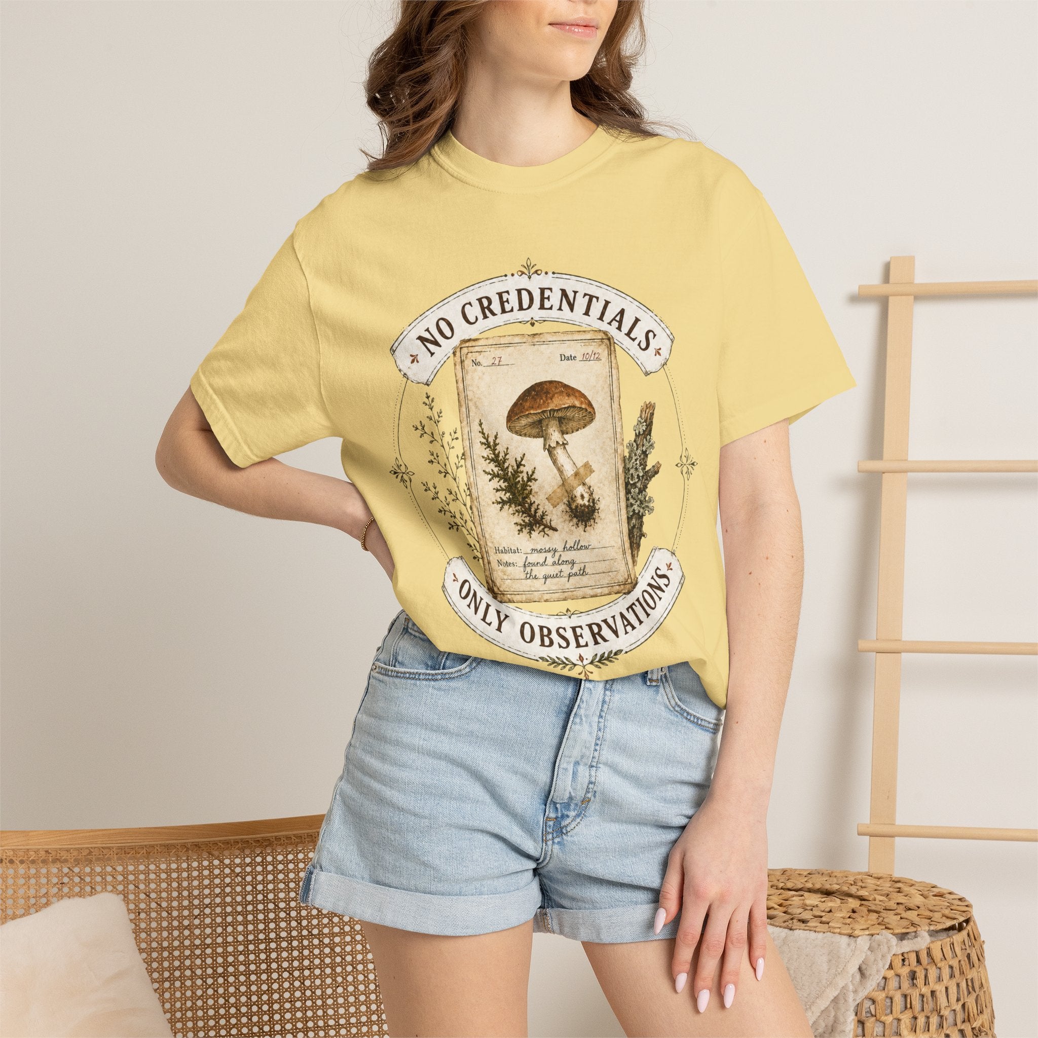 No Credentials, Only Observations T-Shirt
