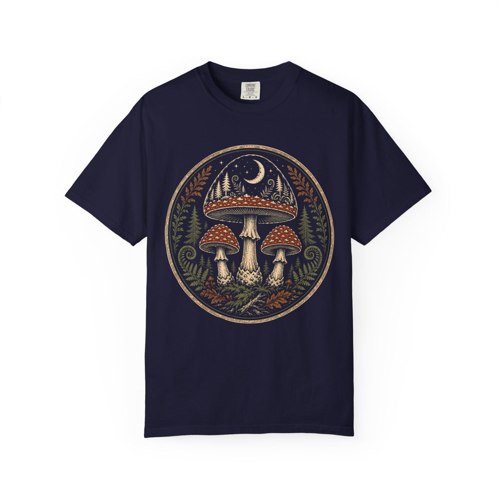 Moonlit Mycology Emblem T‑Shirt