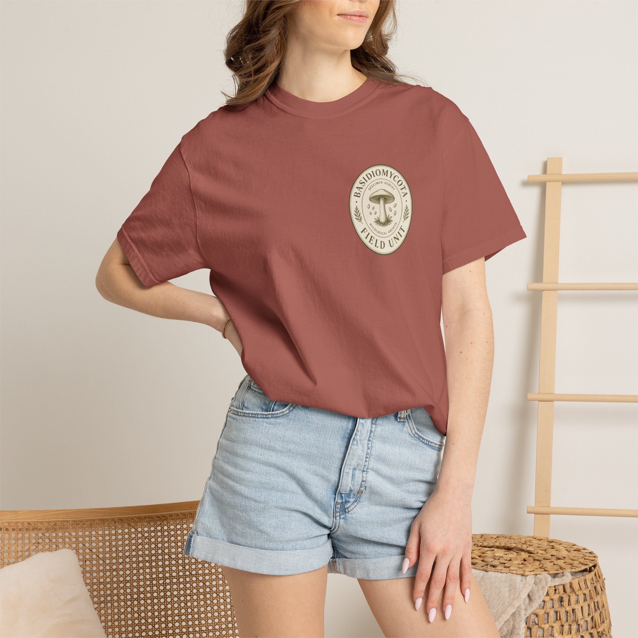 Basidiomycota Field Unit Patch T‑Shirt