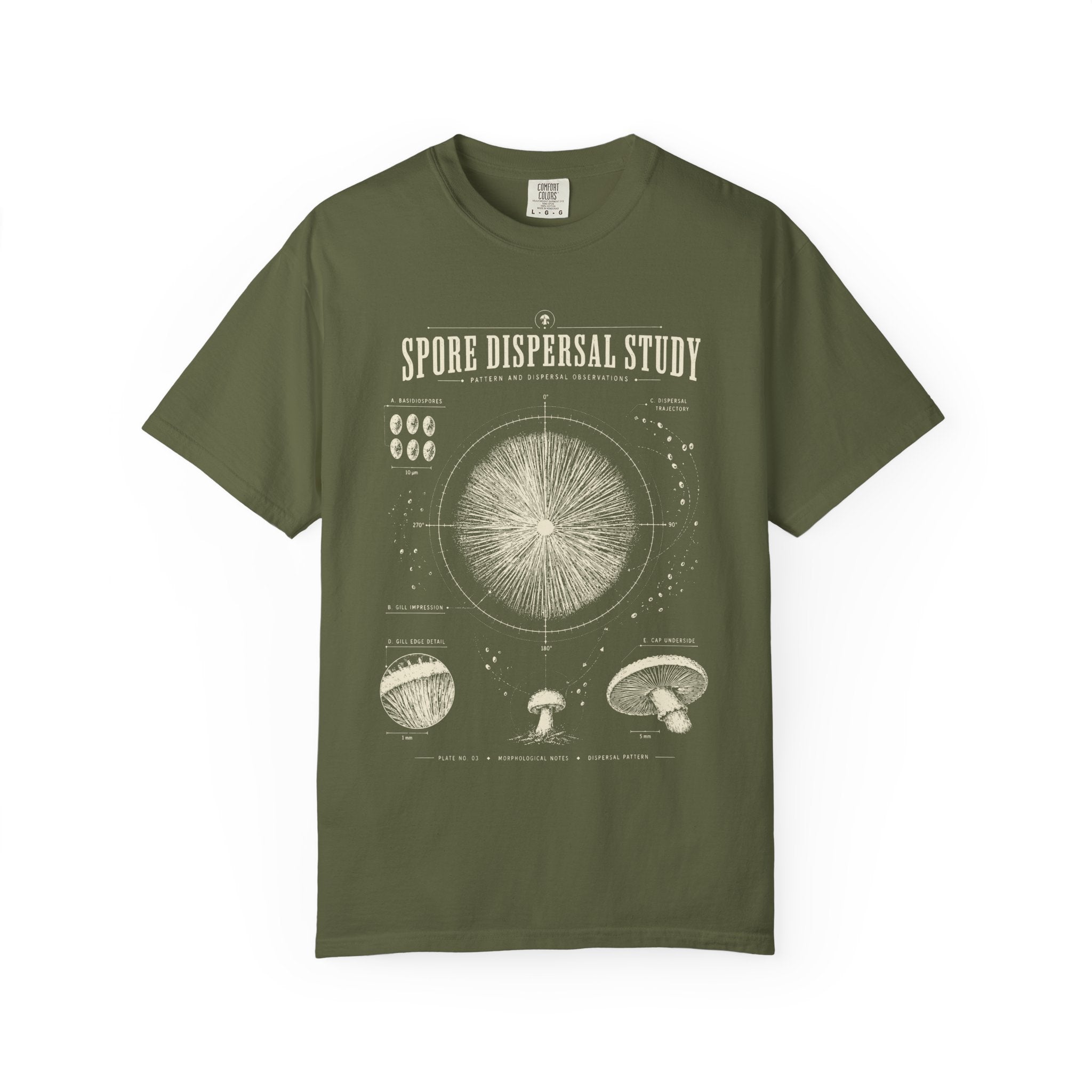 Spore Dispersal Study T‑Shirt