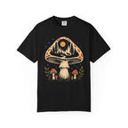 Hidden Forest Silhouette Mushroom T‑Shirt