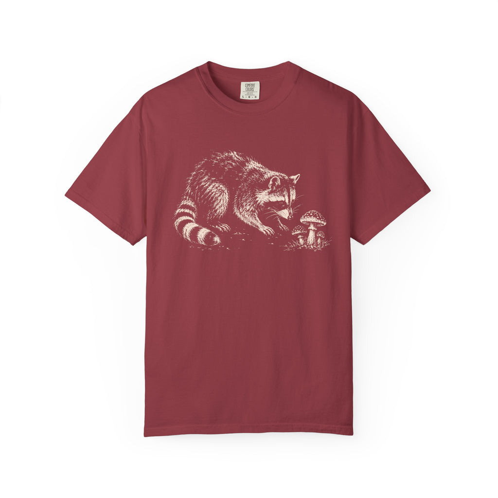 Raccoon with Mushroom T‑Shirt