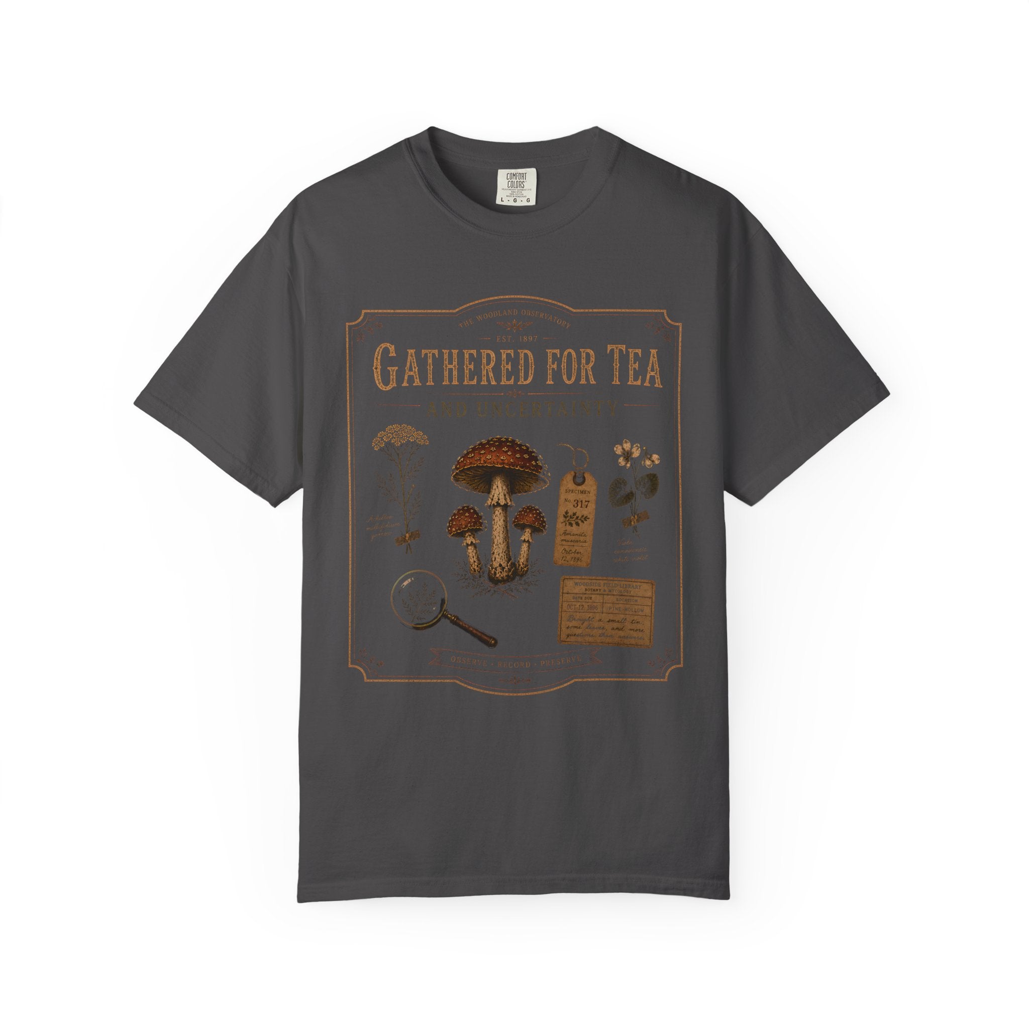Gathered for Tea and Uncertainty T‑Shirt