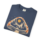 Hidden Forest Silhouette Mushroom T‑Shirt