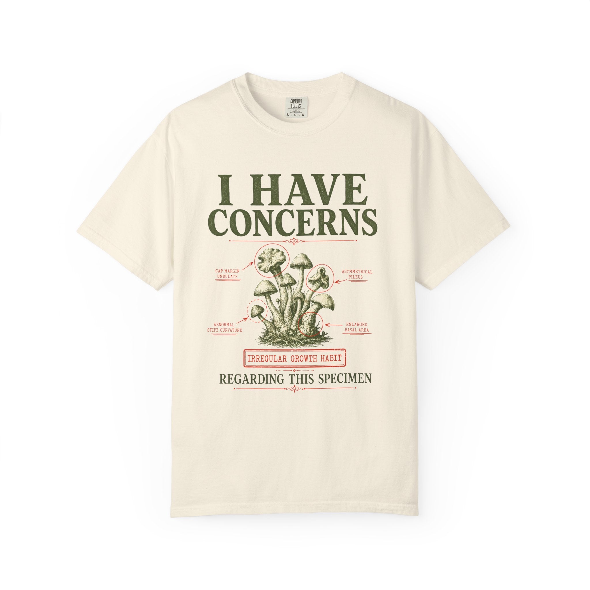 Concerns Regarding Specimen T-Shirt