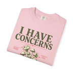 Concerns Regarding Specimen T-Shirt