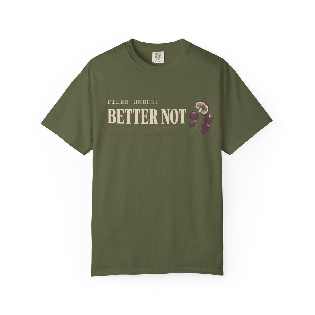 Filed Under: Better Not T-Shirt