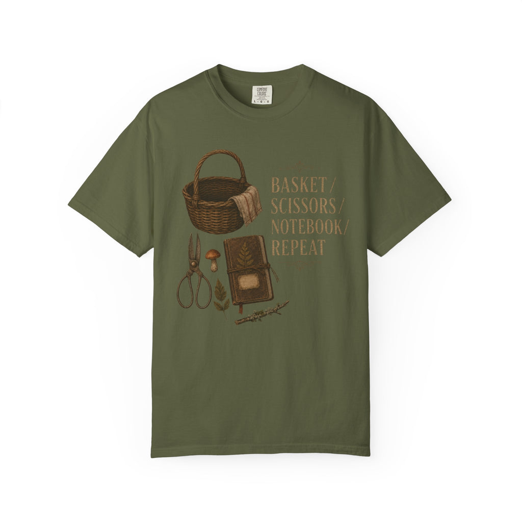 Basket Scissors Notebook Repeat T‑Shirt