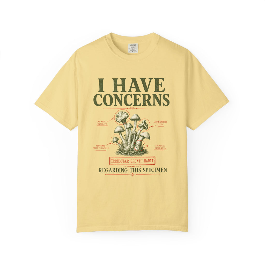 Concerns Regarding Specimen T-Shirt