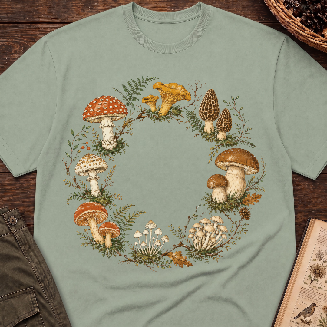 Woodland Mushroom Ring T-Shirt