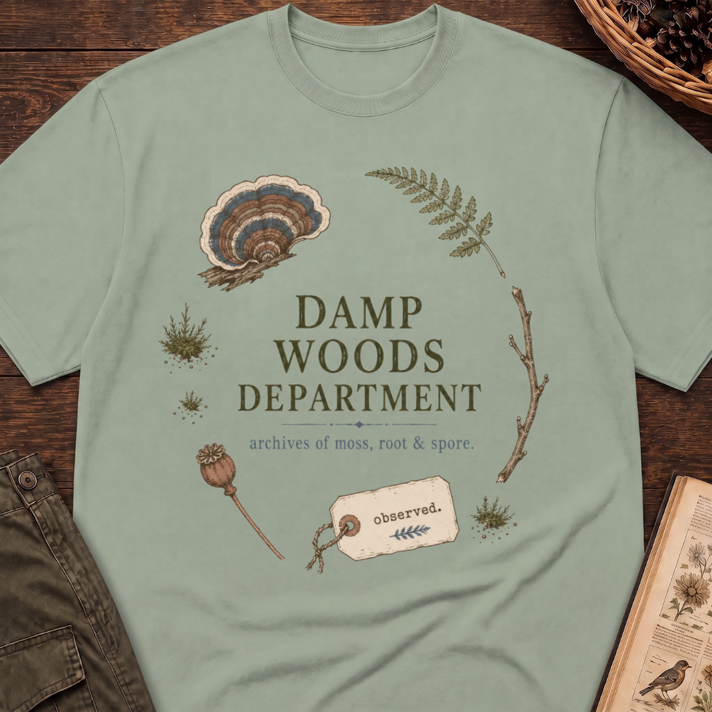 Damp Woods Department T-Shirt