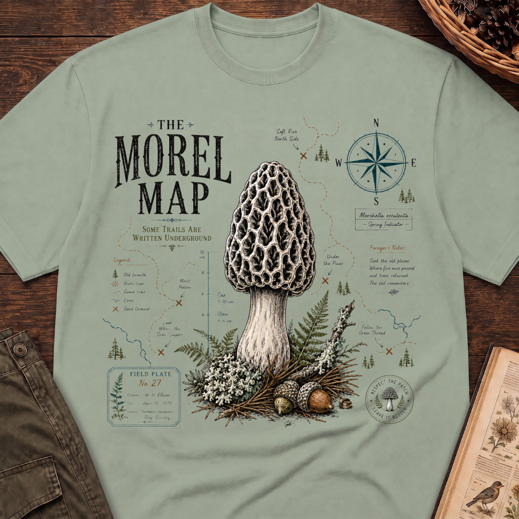 Morel Map T-Shirt