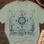 Don't Share My Spots Map T‑Shirt