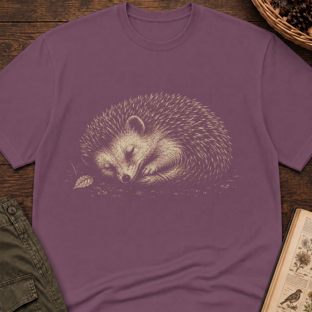 Sleepy Hedgehog T‑Shirt
